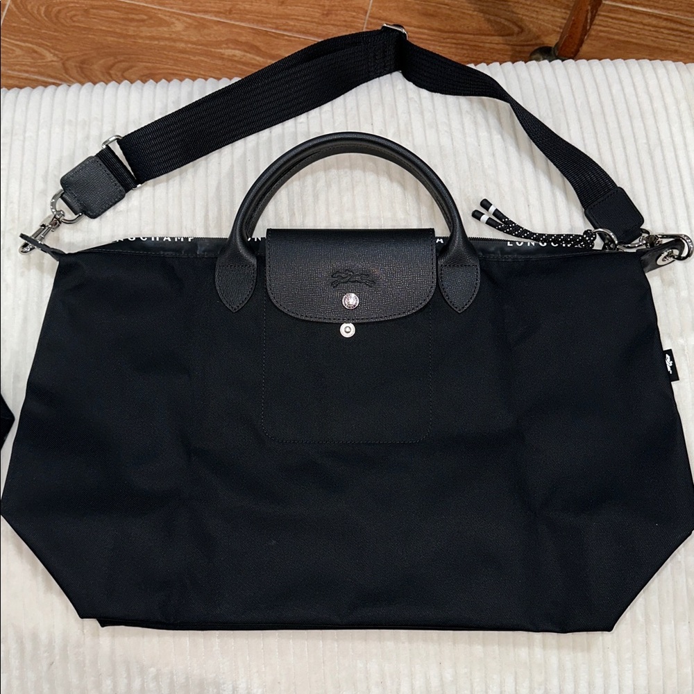 Longchamp Le Pliage Energy line satchel in xl and energy pouch - Picture 3 of 9